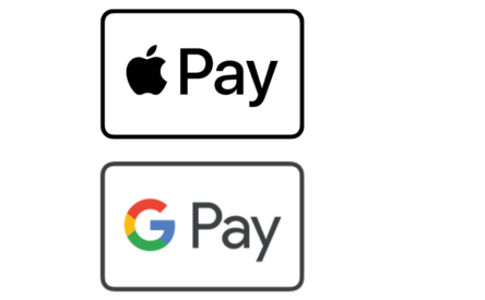Apple Pay and Google Pay.